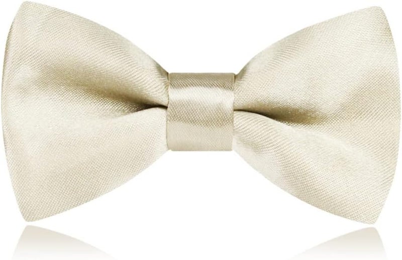 weVSwe Boy's Bow Ties Adjustable Pre Tied Bowtie for Wedding Party 10 x 5 CM - Image 1